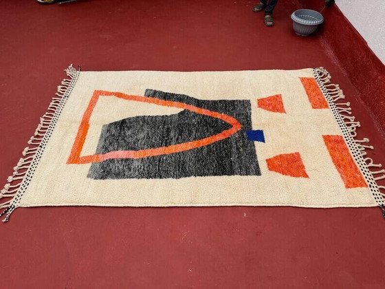 Alfombra bereber marroquí hecha a mano 250cm x 150cm – Wool (photo 2 of 7)