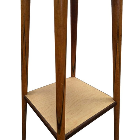 Vintage Franse Plantentafel Met Biljart Keuen, Jaren 60 – Bijzettafels, Wood (photo 4 of 5)