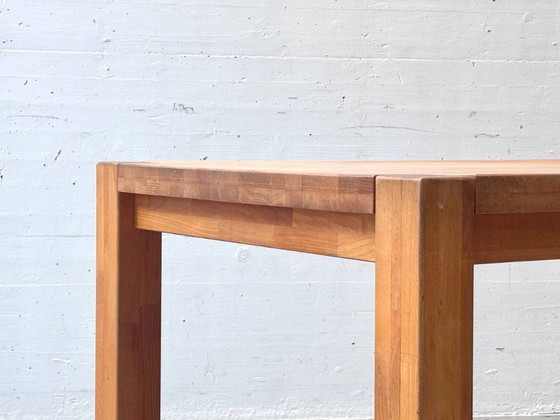 Image 1 of Solid table made of oiled oak, 1990s
