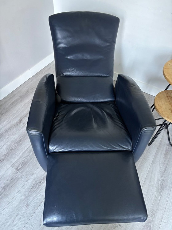 2x Jori Vinci Blue – Armchairs, Leather (photo 3 of 6)