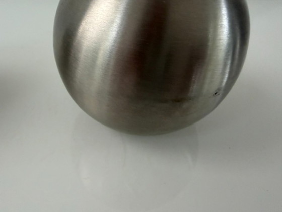 Set of 2 Stainless Steel Candle holders – Double-Sided Design – rvs (photo 11 of 13)