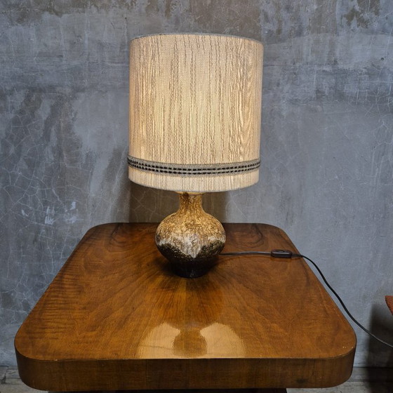 Image 1 of Lampada da tavolo in ceramica di metà secolo, Cecoslovacchia, anni '60-'70
