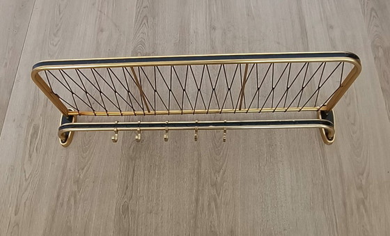 Image 1 of Fifties string coat rack with hat rack