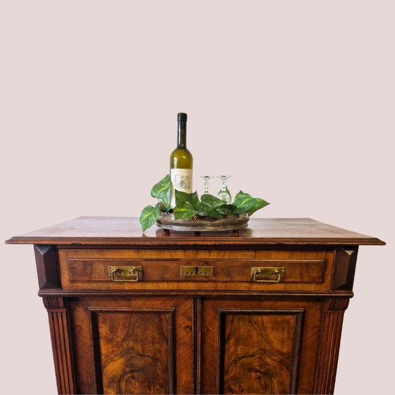 Notenhouten dressoir, circa 1900 – Ladekasten, Wood (photo 5 of 8)