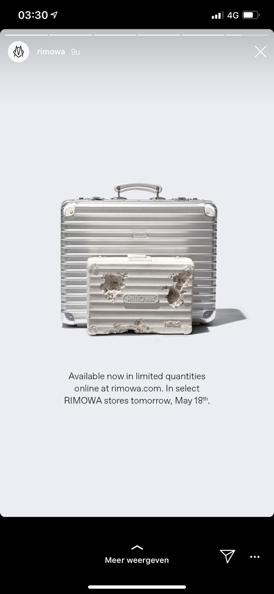 Image 1 of Rimowa x Daniel Arsham Eroded Attache Edizione Limitata
