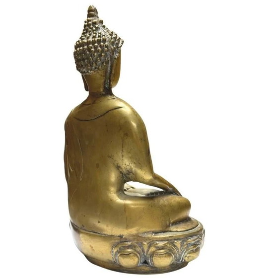 Gilt-bronze Buddha on Lotus Throne – 18th–Early 19th Century – Lot 425 – Sculpture (photo 4 of 10)