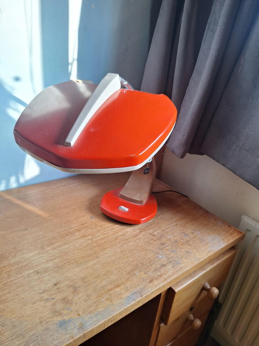 Phase desk lamp orange white