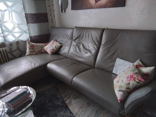 Ensemble canapé en cuir Koinor 3 pièces « Evita » – hoekbanken, Leather