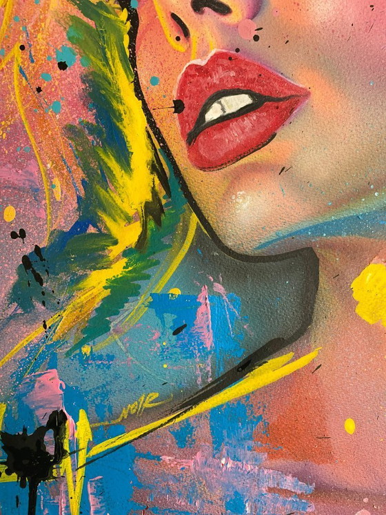 Image 1 of NO1R - Déjalo brillar - Cuadro del artista