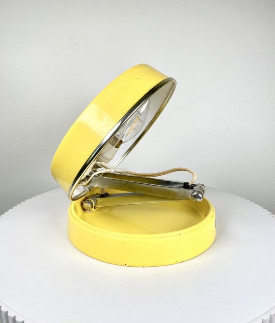 Image 1 of Vintage gele GEI opvouwbare bureaulamp - jaren 70 Space Age verstelbare Z-lamp - Mid-Century moderne verlichting - Eclectische r
