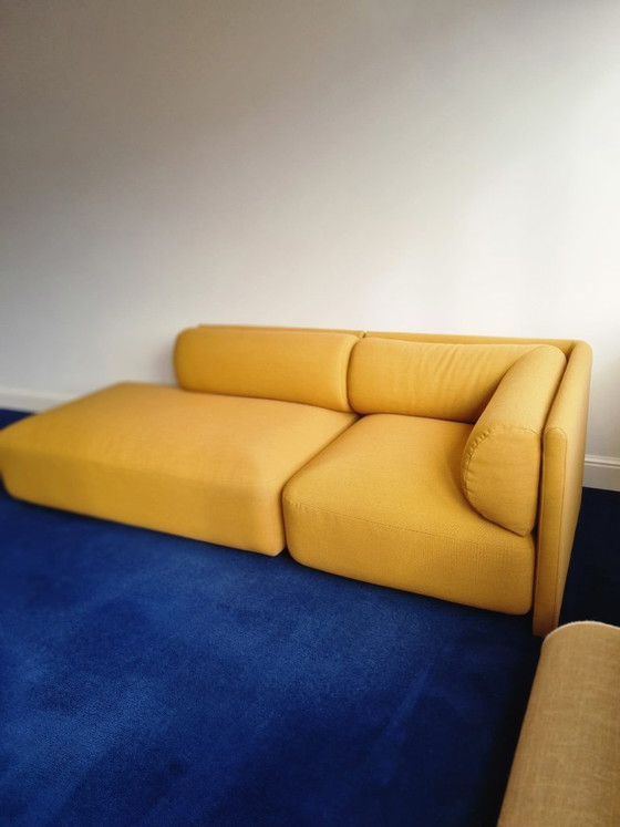 Image 1 of Design Office Furniture Set (single items for sale, too: 1 large and 1 small fully equipped desk, Sofa, 3 Chairs, Carpet)