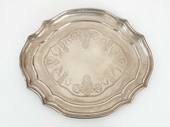 Image 1 of MAGNIFIQUE SERVICE A CAFE VINTAGE 1930 1940 EN METAL ARGENTE 30S 40S 1930 1940S 