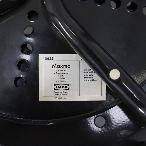 Image 1 of Raro set di 6 sedie da pranzo postmoderne "Maxmo" di Ikea, anni '80.