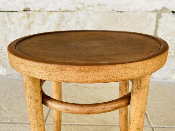 Image 1 of Sgabello in legno curvato di Thonet per FMG Polonia, circa anni '30