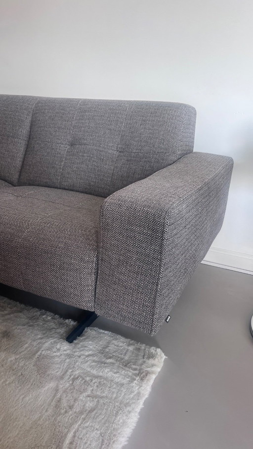 Montel hoekbank bruin/grijs 