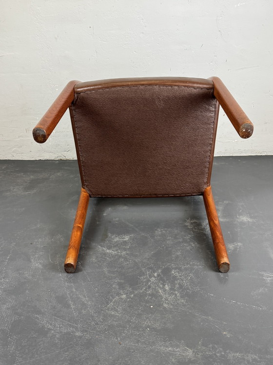 Image 1 of Teakhouten fauteuil van Erik Kirkegaard voor Glustrup 1960