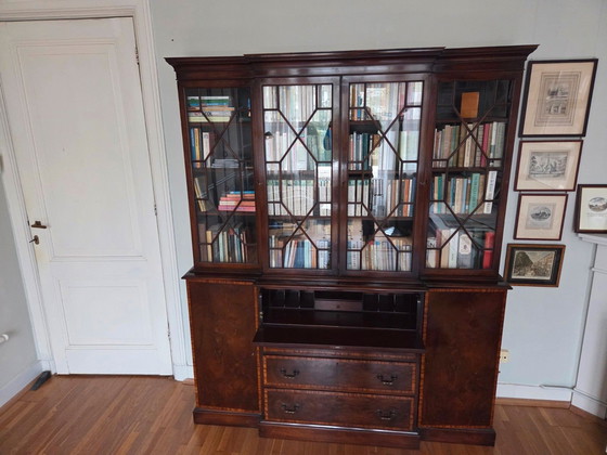 Image 1 of Amerikaanse Neo Chippendale Boekenkast 