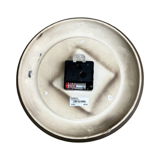 Image 1 of Grey ceramic wall clock, Atlanta, Germany, 1980s.