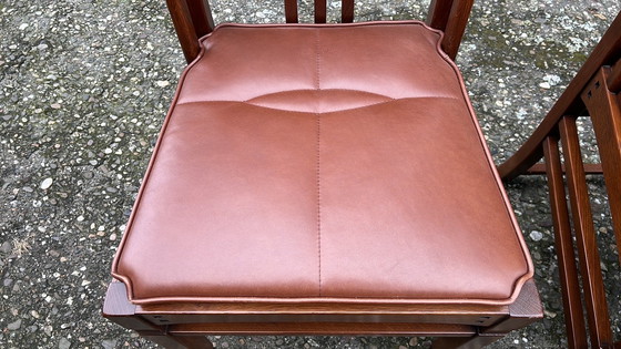 Image 1 of 4 Schuitema Jugendstil-Esszimmerstühle Leder