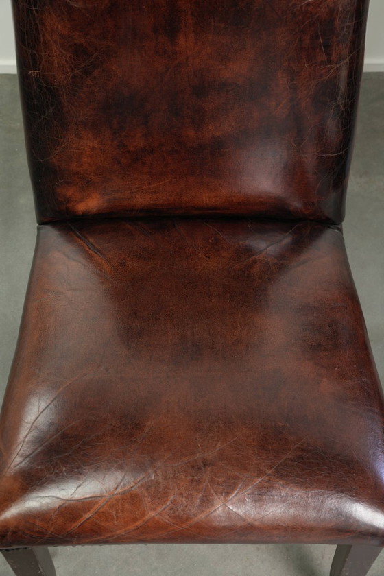 6x prachtige karaktervolle schapenleren eetkamerstoelen met de mooiste kleuren en een tijdloos design (photo 9 of 17)
