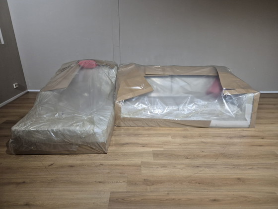 Image 1 of Montel Prik – Ecksofa – NEU – Grau-Weiß – Stoff – Design