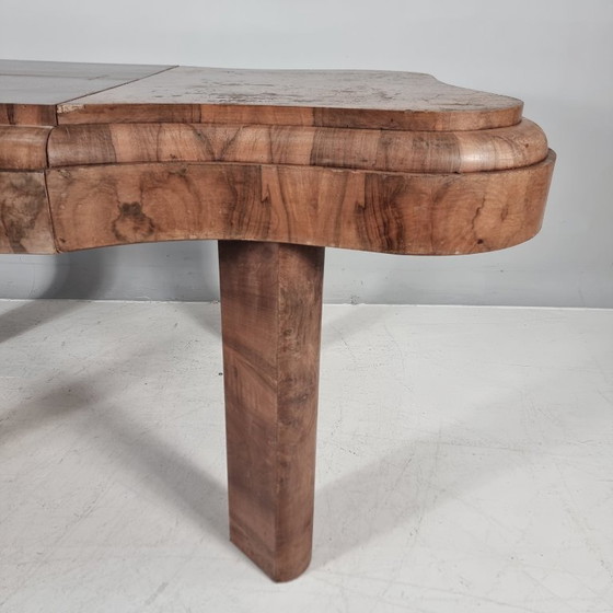 Mesa de madera Art Déco, años 40 – Mesas de comedor (photo 9 of 13)