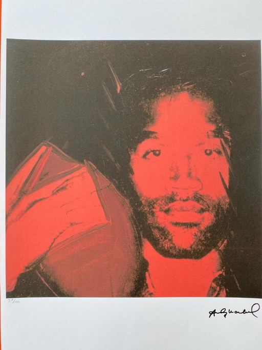 After Andy Warhol, Kareem Abdul-Jabbar, 1980s, Lithograph – lithos zeefdrukken, Paper (photo 2 of 8)