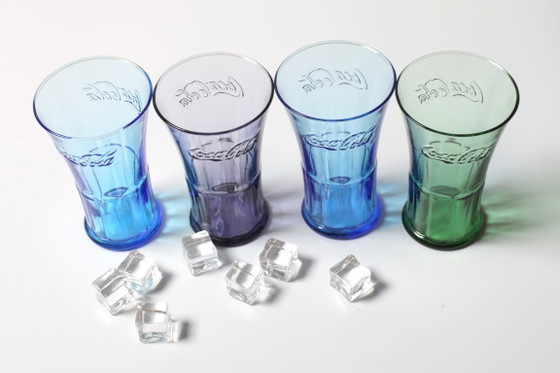 Set van 4 vintage Coca-Cola glazen / McDonald's promotie / Luminarc / 2007 – Glazen & Karaffen, Glass (photo 7 of 8)