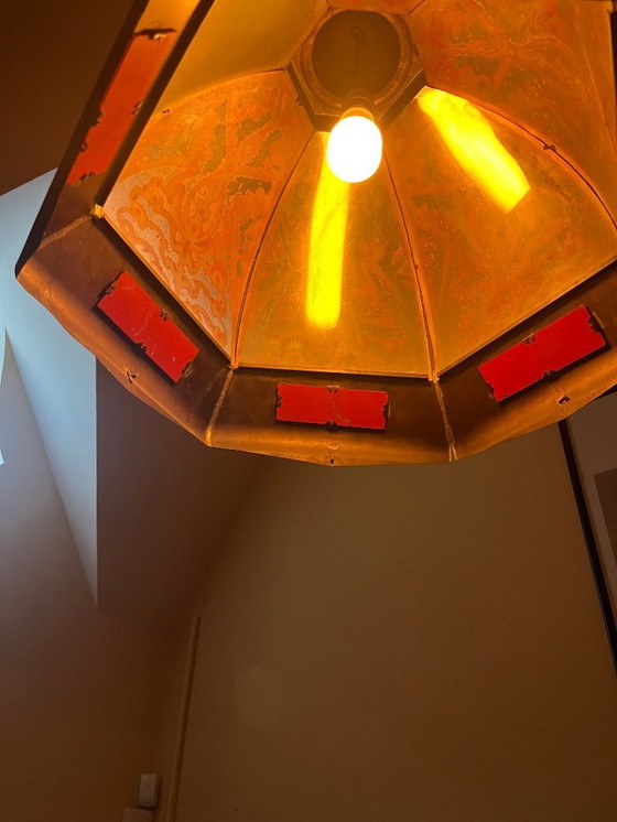 Image 1 of Originele hanglamp  art deco Amsterdamsche school