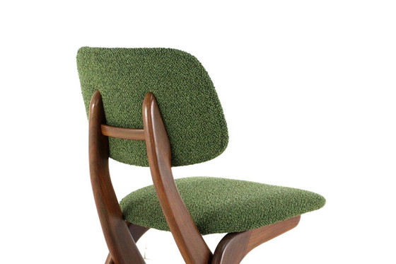 Image 1 of Set for 4 scissor chairs AWA attr. Louis van Teeffelen Wébé