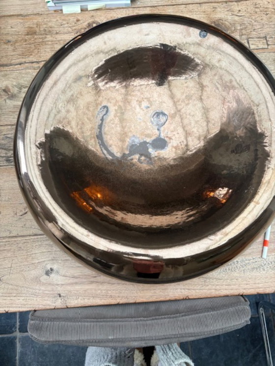 Image 1 of bowl, colored glass by Pols Potten