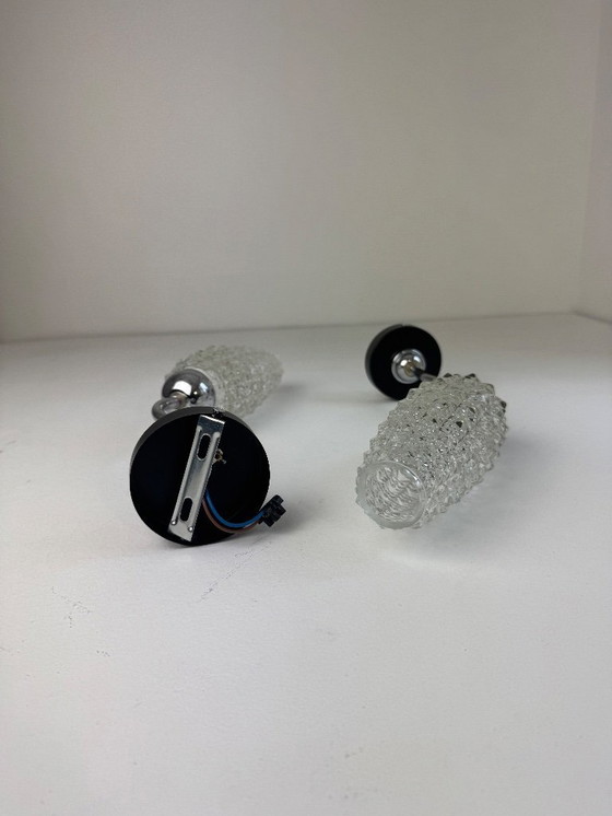 Image 1 of PAIR OF VINTAGE SWAN NECK WALL LIGHTS