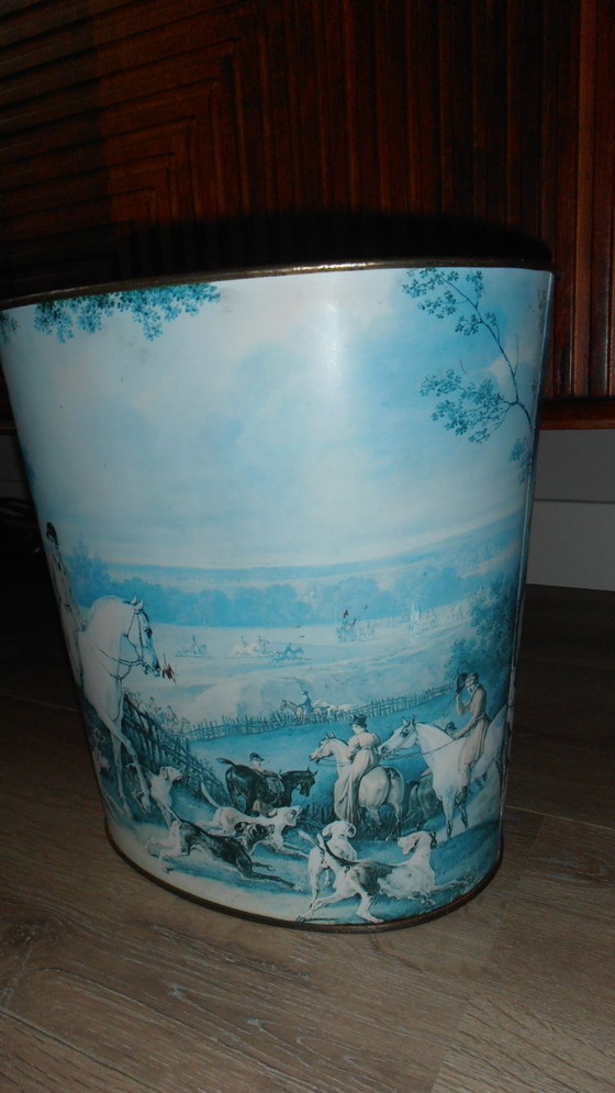 Image 1 of Massilli France, Mid - Century - umbrella stand with 'the hunt'