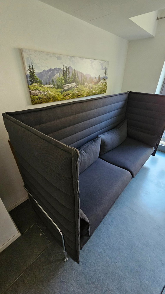 Vitra Alcove Highback Driezitsbank – 3-5 zitsbanken, Cotton, Textile (photo 3 of 5)