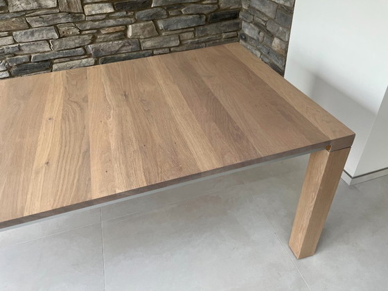 Image 1 of Leolux Vivre oak dining table 240cm