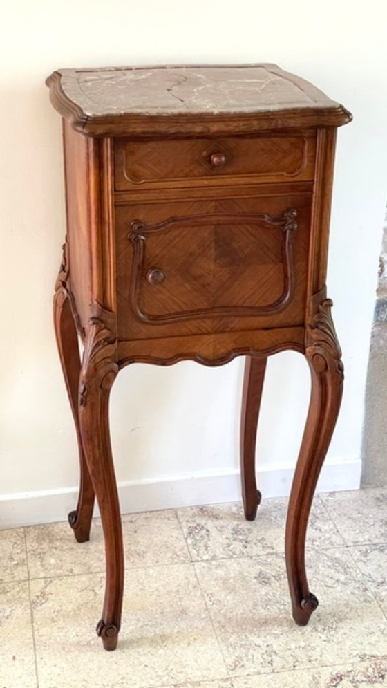 Nachtkastje Louis XV stijl marmer – Marble (photo 36 of 39)