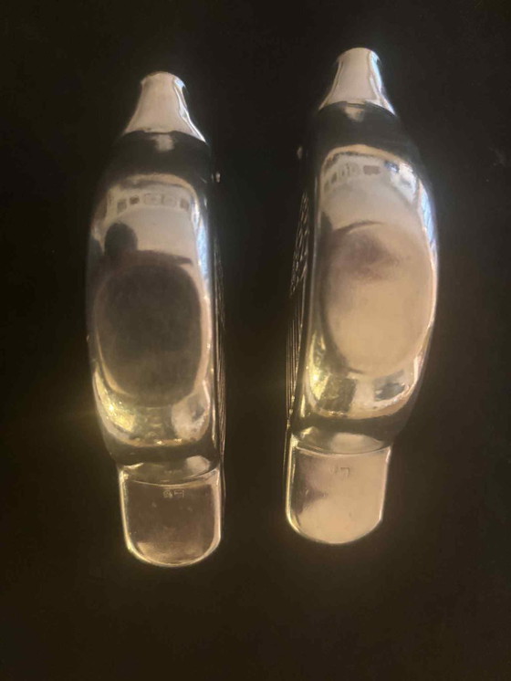 Image 1 of Set 2 spremiagrumi placcati argento