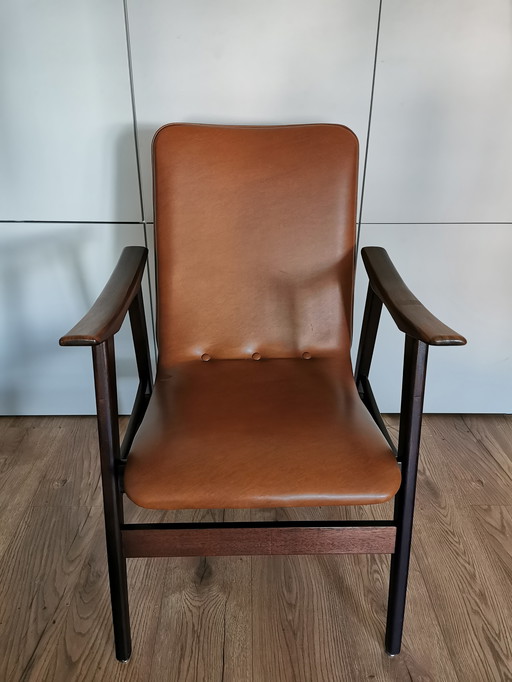 Sillón vintage de mediados de siglo (Louis van Teeffelen)