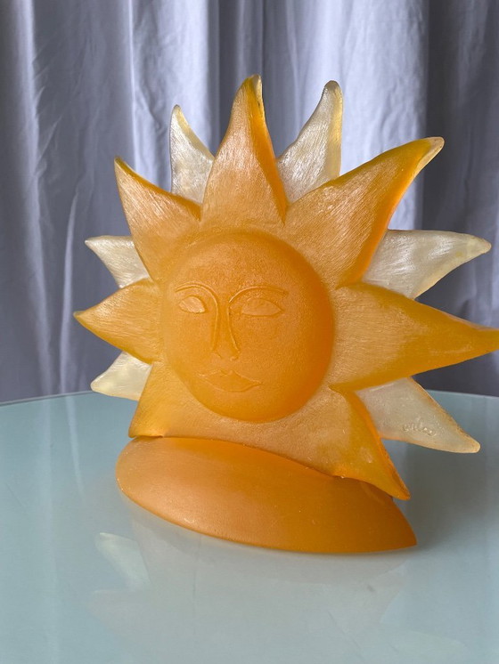 Image 1 of Lampada vintage a forma di sole degli anni '80