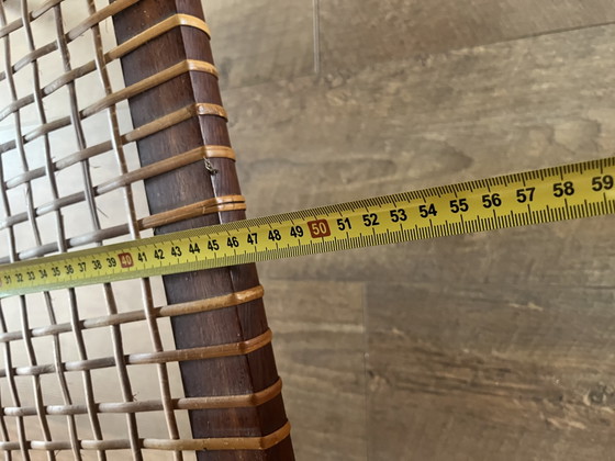 Vintage Louis van Teeffelen coffee table – Rattan, Wood (photo 12 of 13)