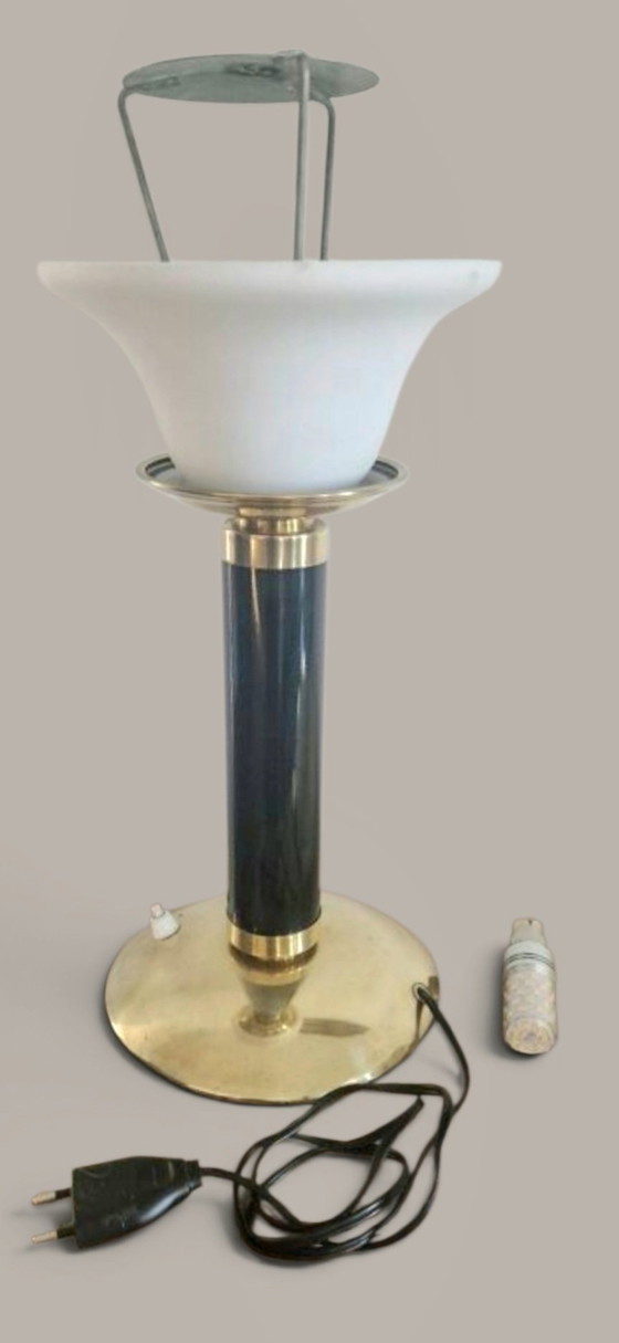 JUMO Grand Luxe Lamp - Brass And Plexiglas - 1960s – Table lamps, Metal (photo 12 of 15)