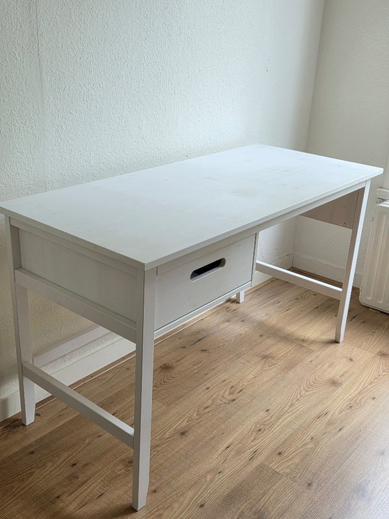 Scrivania in pino massello bianca (129 cm) – Massima qualità tedesca – Infanskids, Scrivanie, Wood (photo 5 of 6)