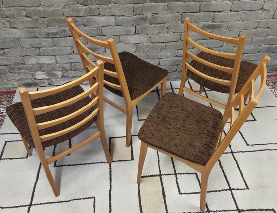 Image 1 of Set di 4 sedie scandinave degli anni '60