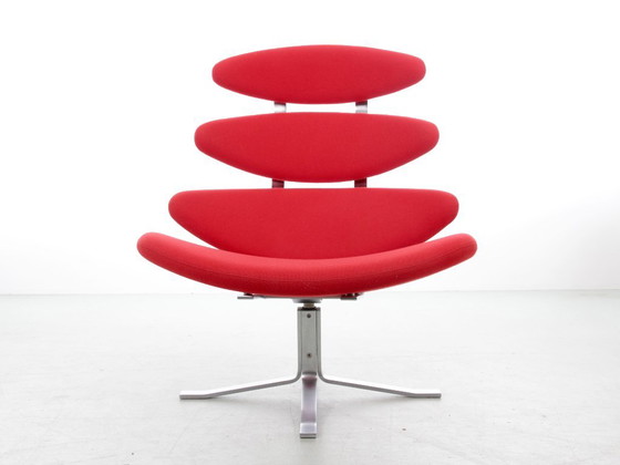 Een paar vintage Corona Scandinavische fauteuils – Erik Jørgensen Møbelfabrik, Metal (photo 3 of 13)