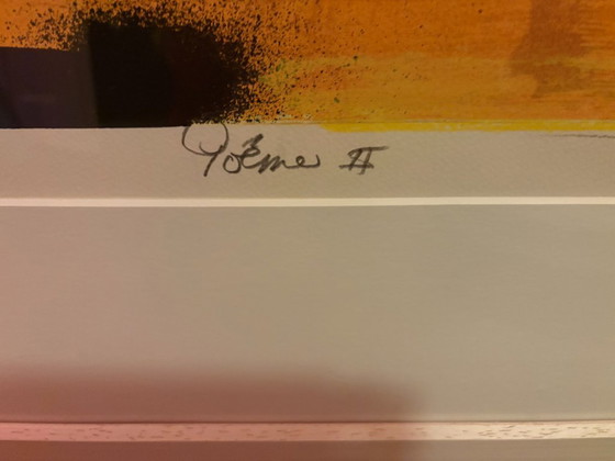 Image 1 of Silkscreen Theo Koster Poeme II