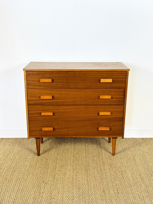 Scandinavian teak chest of drawers, 1960