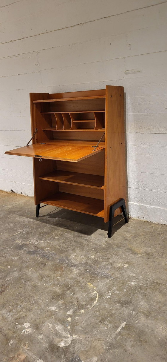 Image 1 of Vintage secretary desk and bookcases, 1950s