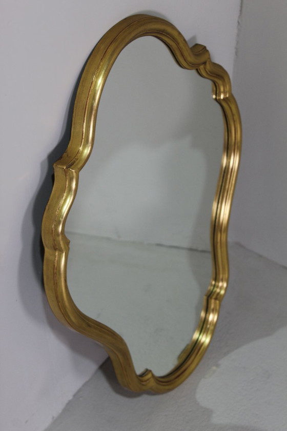 Image 1 of Vintage spiegel DeKnudt goud