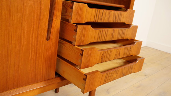 Image 1 of Vintage Highboard | Schuifdeuren | Deens Design | 169 cm