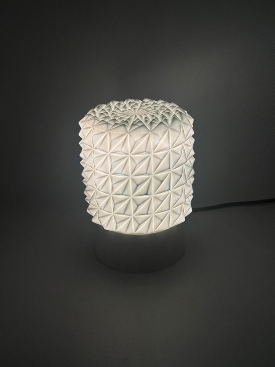 Image 1 of Stylish mid-century corodex ceiling lamp with a sculptural structure
